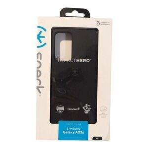 E6. Speck Impact Hero Case For Samsung Galaxy AO3s - Black